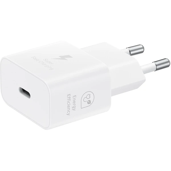 Samsung USB-C 25W GaN nabíječka s USB-C kabelem bílá (Bulk) - Nabíječky - Obrázek M4S6000L01