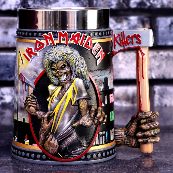Korbel Nemesis Now Iron Maiden - The Killers 16 cm - Sklenice - Obrázek M51H000N01