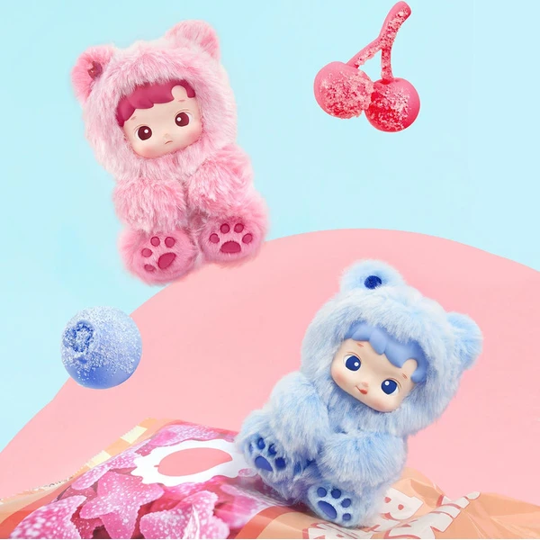 POP MART HACIPUPU Gummy Bear Series - Vinyl Plush Pendant Blind Box - Figurky - Obrázek M51L000K01