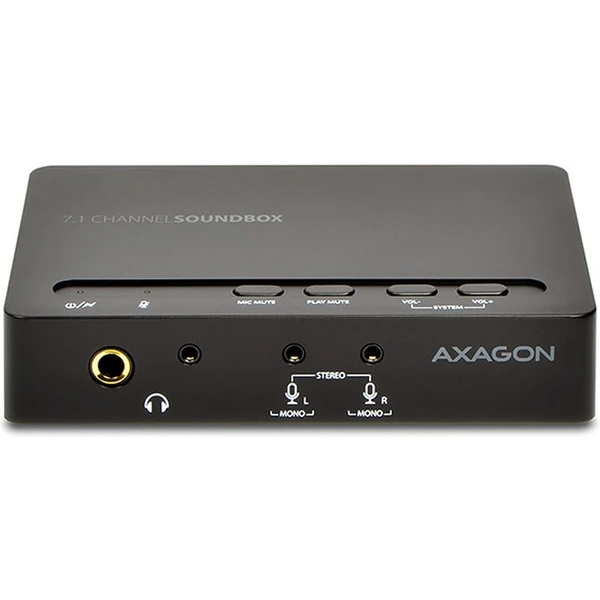 AXAGON ADA71 USB 2.0 7.1 audio SOUNDbox SPDIF vstup/výstup - Zvukové karty - Obrázek M53V000501