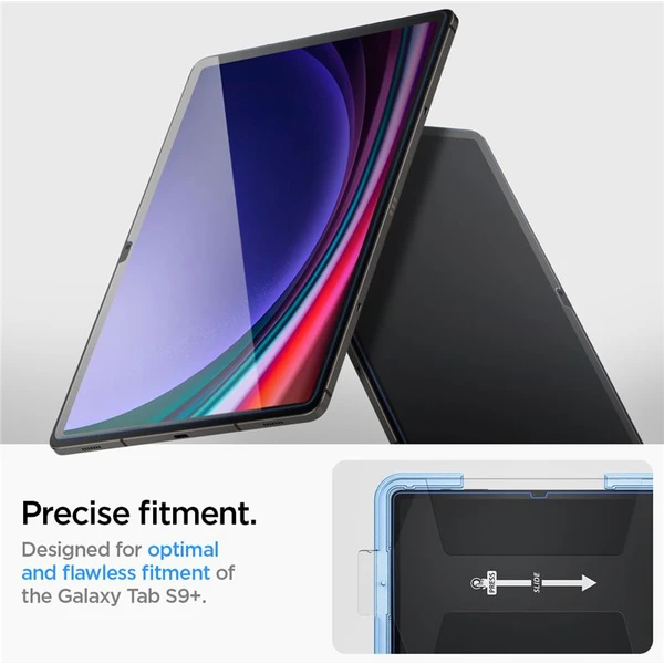 Spigen Glass tR EZ Fit 1 Pack tvrzené sklo Samsung Galaxy Tab S9+/Tab S10+ - Ochranné folie a skla - Obrázek M5JA000601
