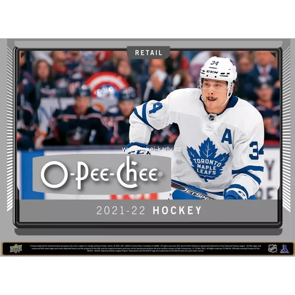 Hokejové karty Upper Deck - 21-22 O-Pee-Chee Hockey Gravity Balíček - Hokejové karty - Obrázek M5WP100501