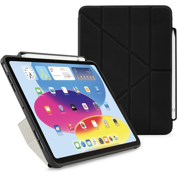 Polohovatelné pouzdro pro iPad 10. gen Pipetto Origami Pencil Case - černé