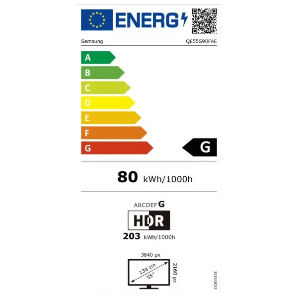 Samsung OLED smart TV QE55S90F 55" - Televize - Obrázek M6BF000J01