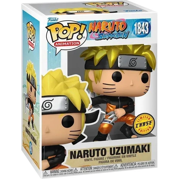 Funko POP! #1843 Animation: Naruto Shippuden - Naruto w/ Shuriken (Šance na chase) (Metallic) - Funko POP! - Obrázek M6DE000L01