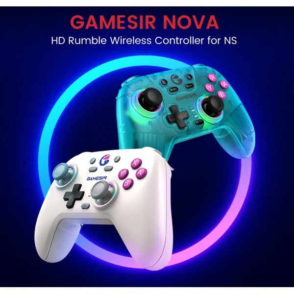 GameSir Nova multiplatformní herní ovladač Neon Teal (PC/Switch/mobile) - Herní ovladače - Obrázek M6F4000N01