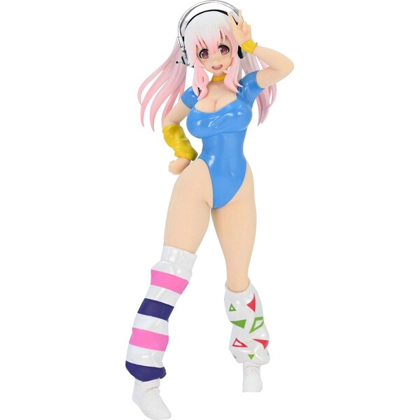 Super Sonico PVC Statue Super Sonico Concept Figure 80's/Another Color/Blue Ver. 18 cm (re-run)
