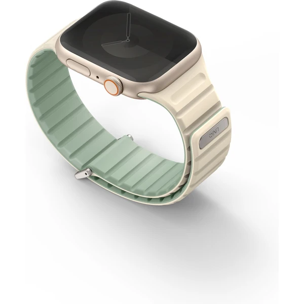 UNIQ Revix Evo oboustranný řemínek Apple Watch 42/41/40/38mm (mentolový/béžový) - Řemínky - Obrázek M6O5000O01