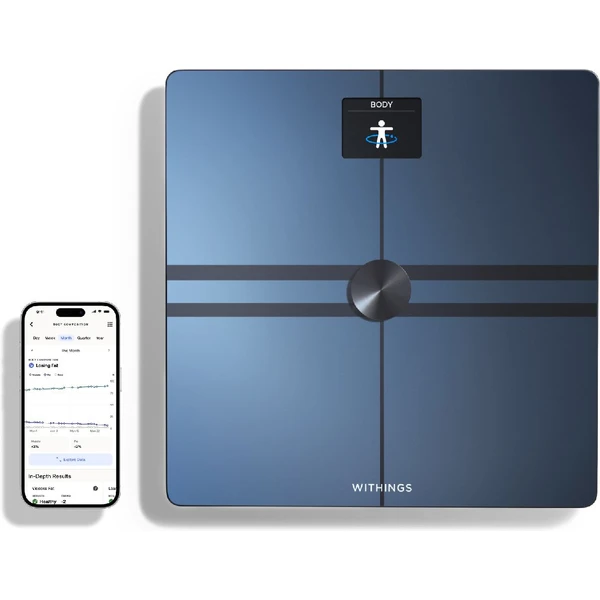 Withings Body Comp Complete Body Analysis chytrá Wi-Fi váha černá - Chytré váhy - Obrázek M764G00101