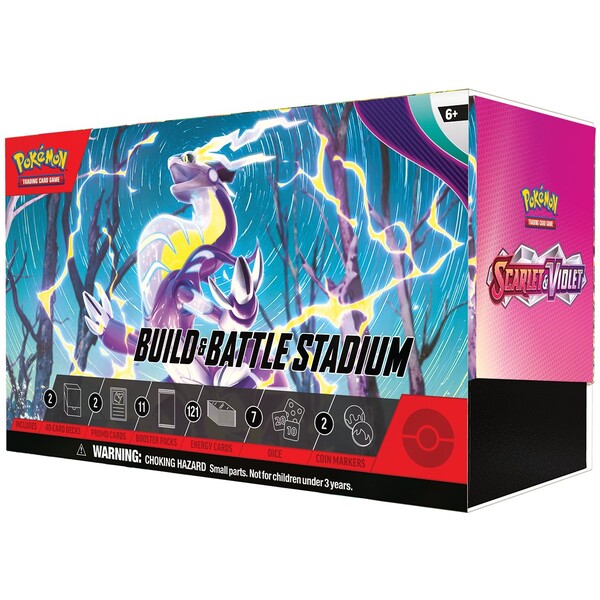 Pokémon TCG SV02 Scarlet and Violet Paldea Evolved Build and Battle Stadium