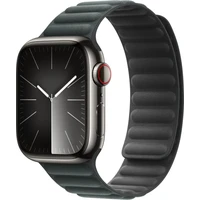 Apple Watch 41/40/38mm listově zelený magnetický tah S/M - Řemínky