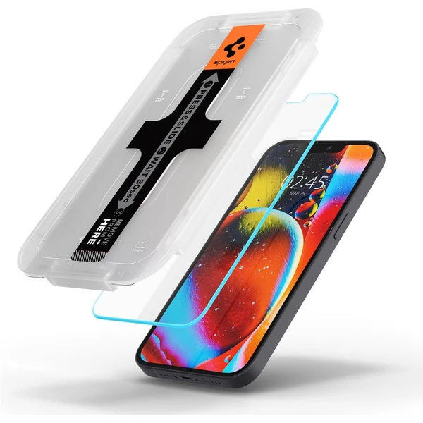 Spigen Glas tR EZ Fit tvrzené sklo 2 ks iPhone 13 mini čiré - Ochranné folie a skla - Obrázek M83Z000501