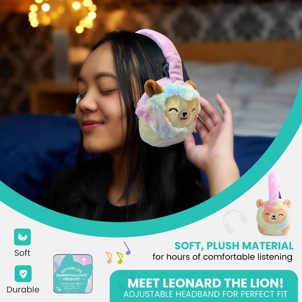 Lazerbuilt bezdrátová sluchátka Squishmallows - Leonard (plyšová) - Sluchátka - Obrázek M8BG000K01