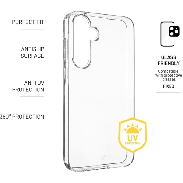 FIXED Slim AntiUV TPU kryt Samsung Galaxy A55 5G čirý - Pouzdra - Obrázek M8F2000P01