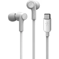Belkin ROCKSTAR™ Sluchátka s USB-C konektorem bílá - Sluchátka