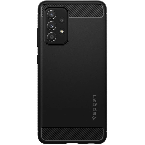 Spigen Rugged Armor kryt Samsung Galaxy A52s 5G/Galaxy A52 (LTE/5G) černý - Pouzdra - Obrázek M9E0700301