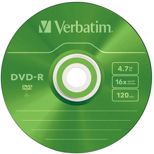 VERBATIM DVD-R(5 ks)Slim/Colour/16x/4.7GB - Optické disky - Obrázek M9P2000P01