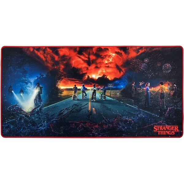 Konix herní podložka Stranger Things XXL Vícebarevná