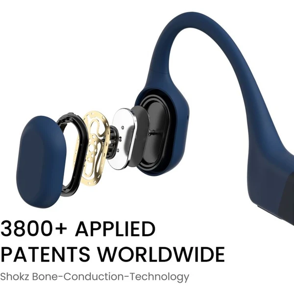 Shokz OpenRun (USB-C) bezdrátová sluchátka modrá - Sluchátka - Obrázek M9TA000N01