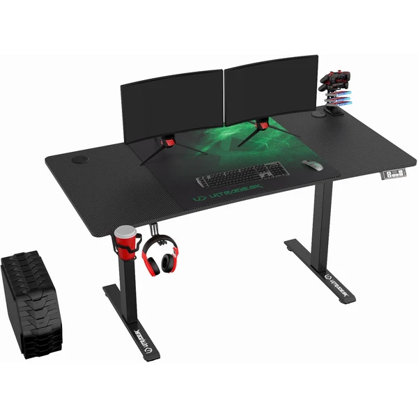 Ultradesk LEVEL V2 herní stůl s nastavitelnou výškou zelený - Stoly - Obrázek M9U6000P01
