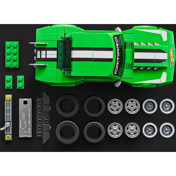 Mattel Brick Shop sestavitelný model Hot Wheels - Custom 68 Camaro (Speed series) - Stavebnice - Obrázek MA6L000K01
