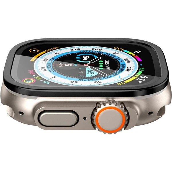 Spigen Glass tR Slim Pro 1 Pack tvrzené sklo Apple Watch Ultra 2/Ultra 49mm černé - Ochranné folie a skla - Obrázek MAJA000601