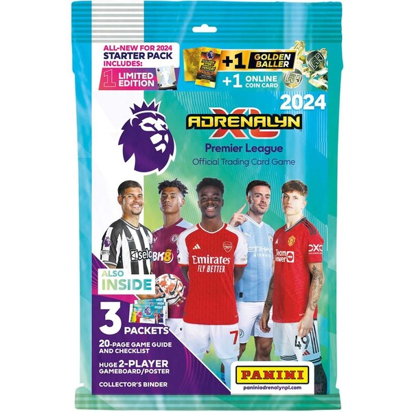 Fotbalové karty PANINI Premier League 2023/2024 Adrenalyn - starter set