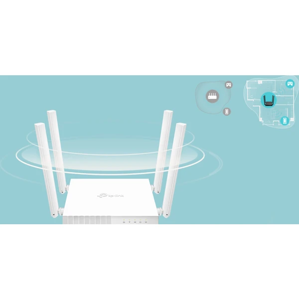 TP-Link Archer C24 Wi-Fi 5 router bílý - Routery - Obrázek MBKN600301