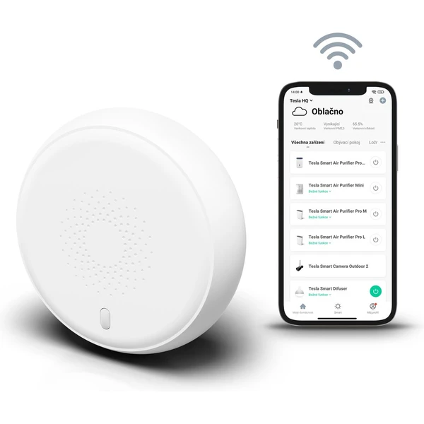 Tesla Smart Sensor Smoke - Čidla - Obrázek MBOUF00101
