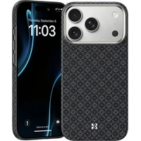 Benks ArmorGrid ArmorAir Kevlar MagSafe kryt iPhone 17 Pro Max Obsidian Black - Pouzdra