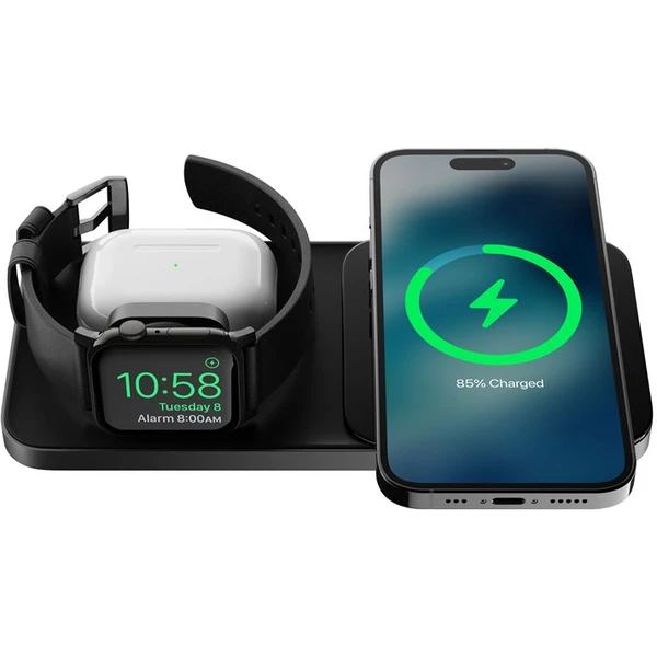 Nomad Base One Max 3in1 MagSafe bezdrátová nabíječka černá - Nabíječky - Obrázek MCO2000L01