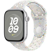 Apple Watch 49/46/45/44mm platinový sportovní řemínek Nike M/L - Řemínky