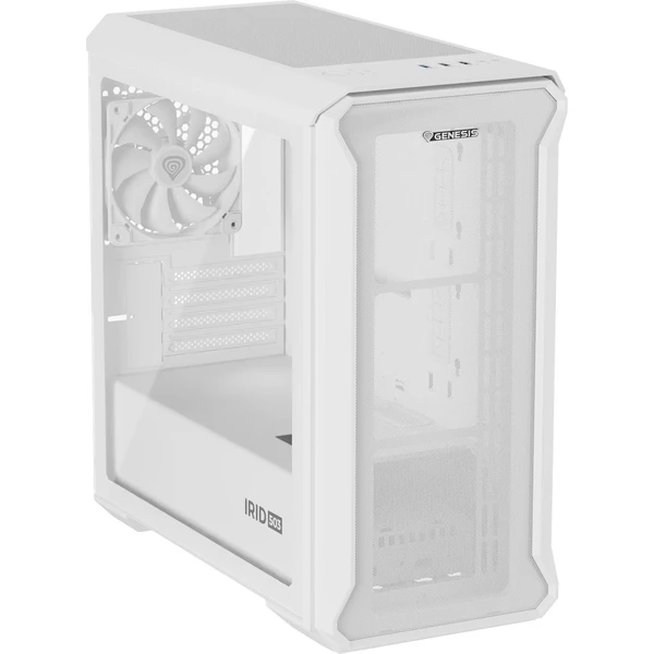 Genesis IRID 503 ARGB LITE bílá - Počítačové skříně - Obrázek MCZE000K01