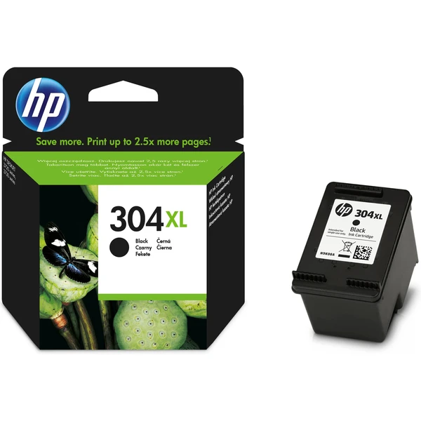 HP N9K08AE č. 304XL Černá originální - Cartridge - Obrázek MD72700301