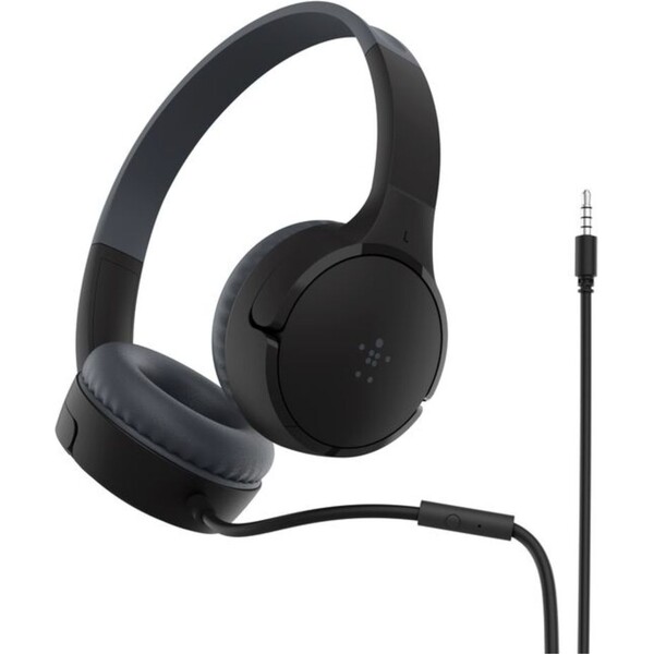 Belkin SOUNDFORM™ Mini dětská drátová sluchátka černá