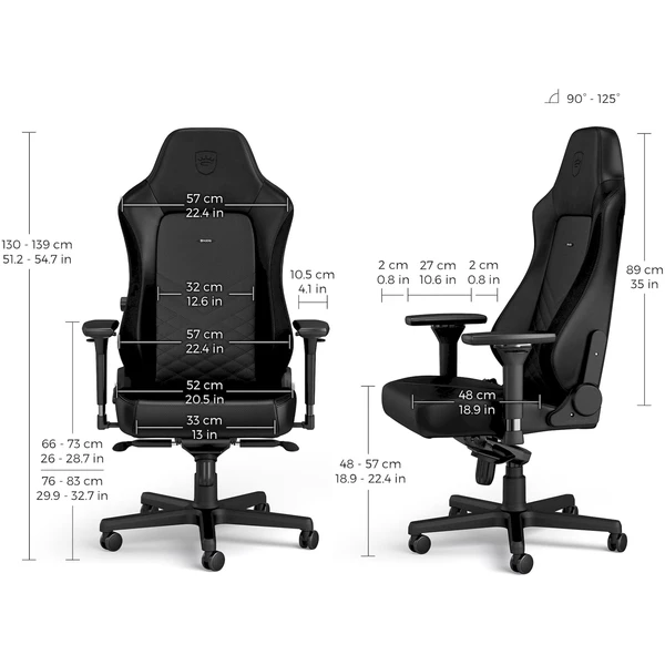 noblechairs HERO herní židle černá - Židle - Obrázek MDUA000J01