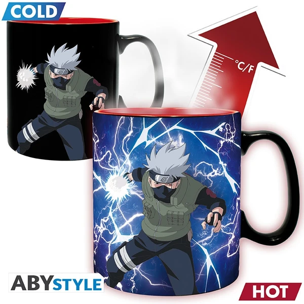 Hrnek Abysse Corp Naruto Shippuden - Kakashi/Itachi (měnící se motiv) 460 ml - Hrnky - Obrázek MDXH000K01