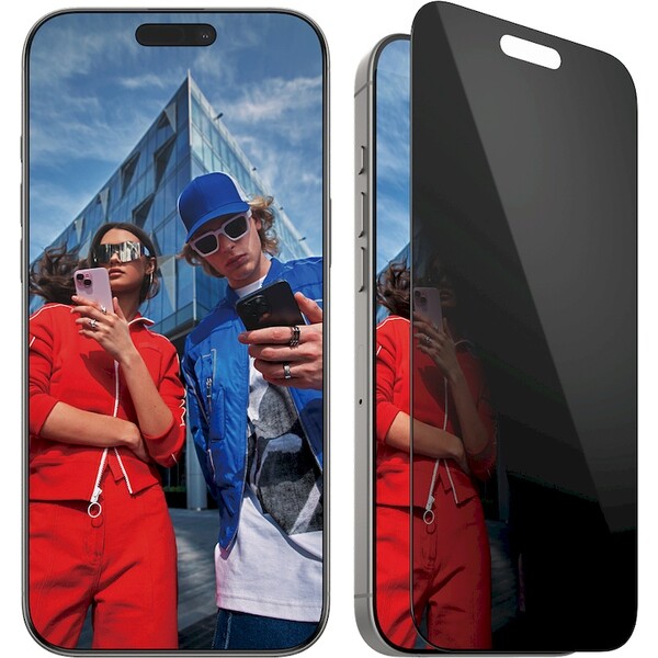 PanzerGlass® Privacy Apple iPhone 16 Pro Max s instalačním rámečkem