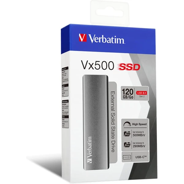 Verbatim Vx500 USB 3.1 120GB - SSD disky - Obrázek MEKK100501