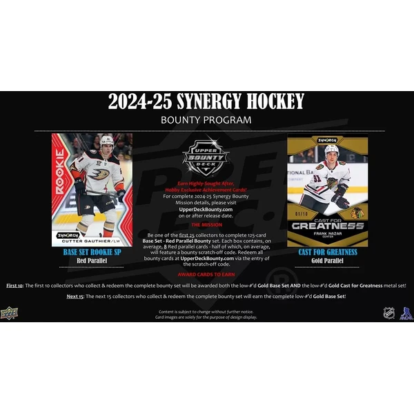Hokejové karty 2024-25 Upper Deck Synergy Hockey Hobby Balíček - Hokejové karty - Obrázek MENB000P01