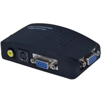 PremiumCord S-Video+Cinch/VGA převodník kompozitního signálu černý - Kabely a redukce