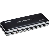 PremiumCord 4K@60hz HDMI switch 7:1 plastový s dálkovým ovladačem - Ostatní