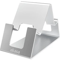 Akasa stojánek pro mobilní telefon / tablet Aries Pico, hliníkový, stříbrná - Stojánky