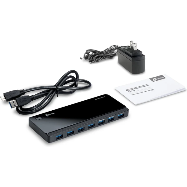 TP-Link UH700 HUB 7v1, černý - USB huby - Obrázek MFGFF00101