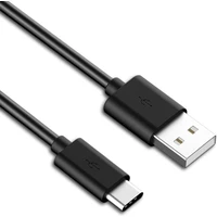 PremiumCord Kabel USB 3.1 C/M - USB 2.0 A/M, rychlé nabíjení 3A 10cm černý - Kabely