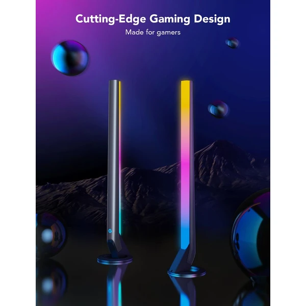 Govee Smart Gaming WiFi LED Panely + Smart Dual ovladač bílý - Chytrá osvětlení - Obrázek MFQK000K01
