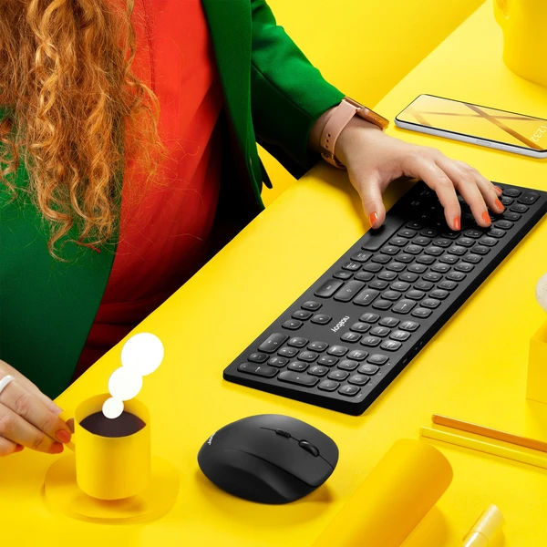 Niceboy Office K30 bezdrátová klávesnice (CZ/SK) černá - Klávesnice - Obrázek MG8F000J01