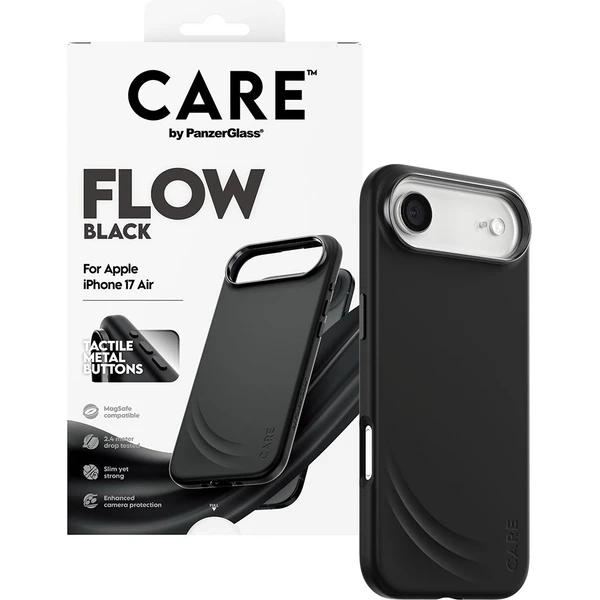 PanzerGlass® CARE Flow kryt s MagSafe Apple iPhone Air černý - Pouzdra - Obrázek MGDH000K01