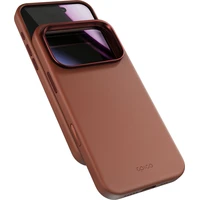 Epico Leather Pro Mag+ kryt pro iPhone 17 Pro Qi2 & Magsafe kompatibilní hnědý - Pouzdra