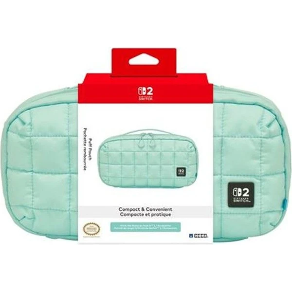 HORI pouzdro Puff Pouch Cozy Green (NSW/NSW2/OLED) zelené - Pouzdra - Obrázek MGYL000K01